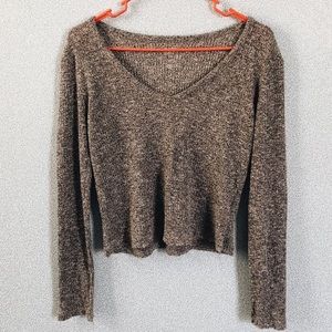 Me to We Gray Vneck Sweater